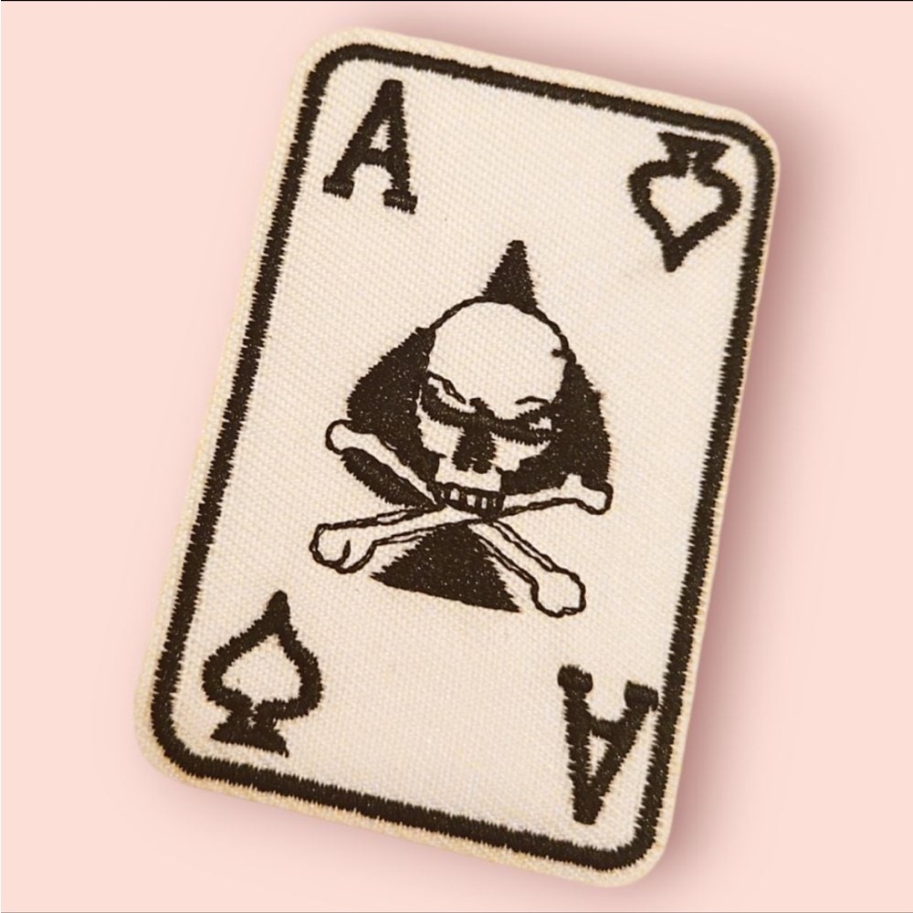 Iron On Patch-Crafts Material DIY Accessory-Poker Card-Gam Card-A50-lei-b1